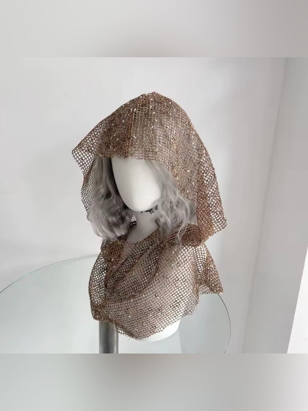 Grunge Desert Waste Headscarf Shawl Cap